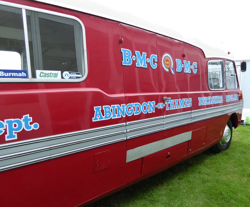 Oxford Diecast BMC Transporter Images 76BMC003 2014 Goodwood Driver Side