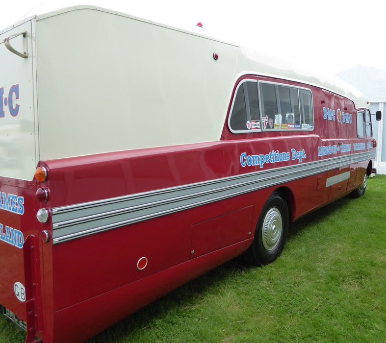 Oxford Diecast BMC Transporter Images 76BMC003 2014 Goodwood Fornt Driver Side Rear