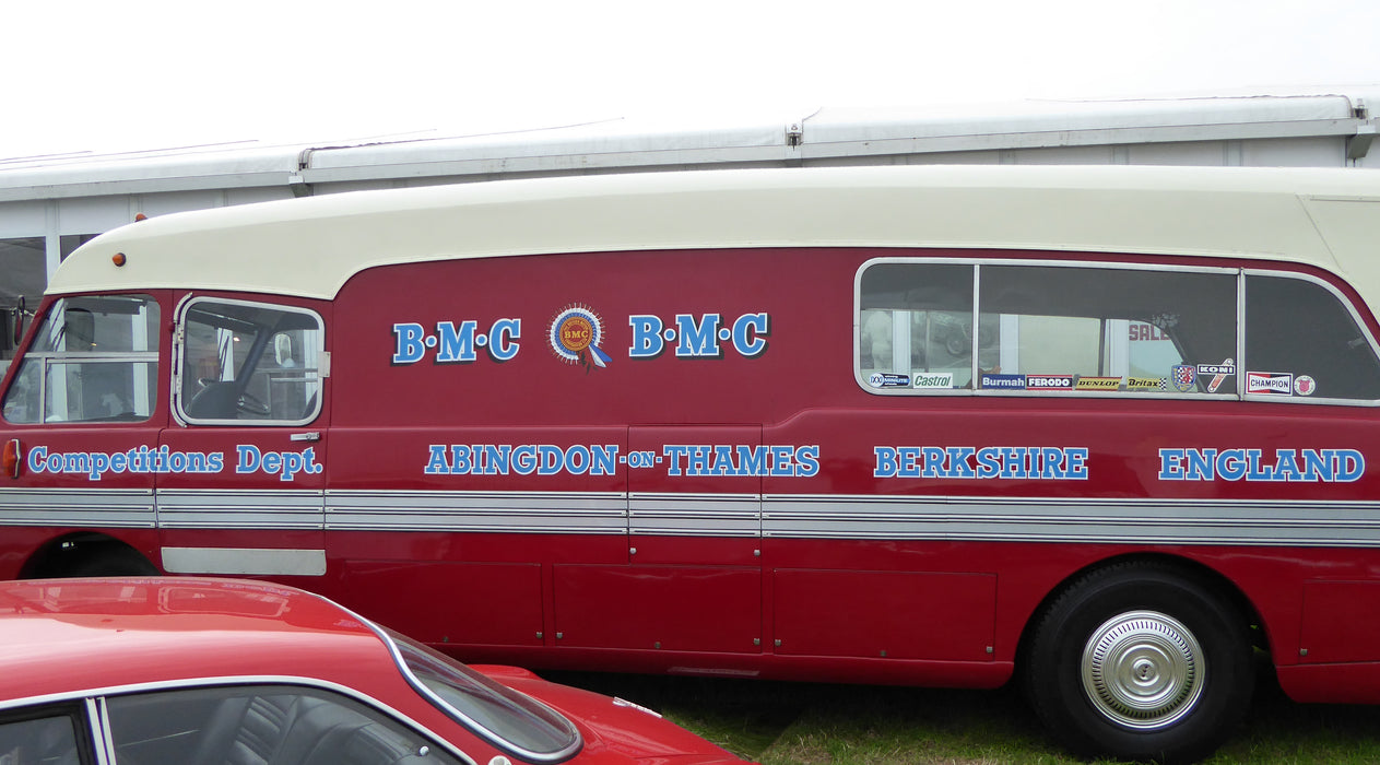 Oxford Diecast BMC Transporter Images 76BMC003 2014 Goodwood Reverse View