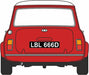 Oxford Diecast BMC Car Transporter Front with Two Mini Car 30 BMC Competitions Dept 1:76 scale Rear