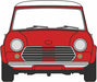 Oxford Diecast BMC Car Transporter Front with Two Mini Car 31 BMC Competitions Dept 1:76 scale front