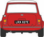 Oxford Diecast BMC Car Transporter Front with Two Mini Car 31 BMC Competitions Dept 1:76 scale rear
