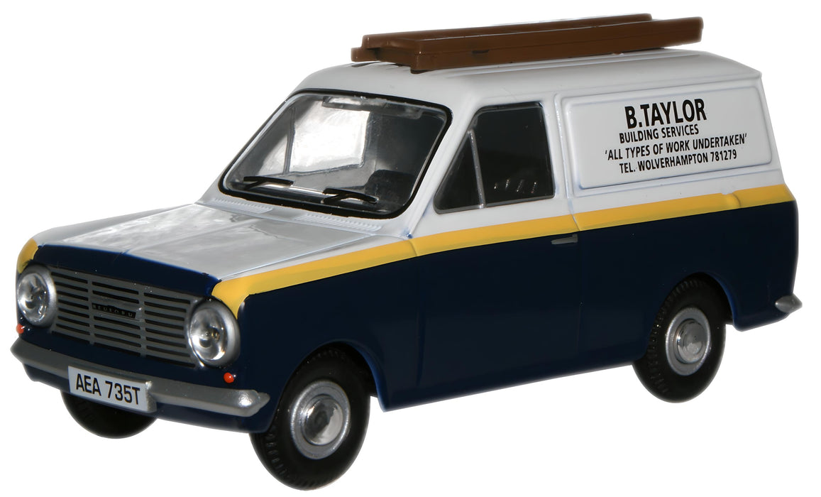 OXFORD DIECAST HA021 B Taylor Builders (Auf Wiedersehen) Bedford HA Van 1:43 Scale Model