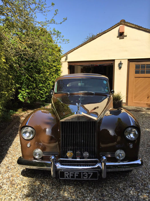 Oxford Diecast Rolls Royce Silver Cloud/hooper Empress Brown/cream 43EMP001 1:43 Scale Scanned Car Front