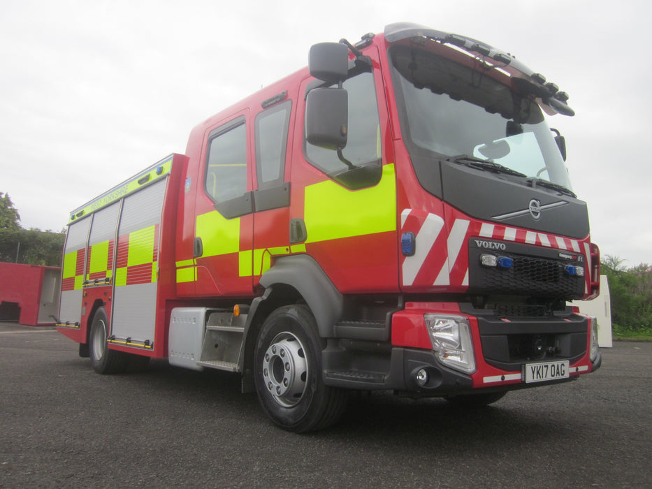 Oxford Diecast Volvo FL Emergency One Pump Ladder West Yorkshire