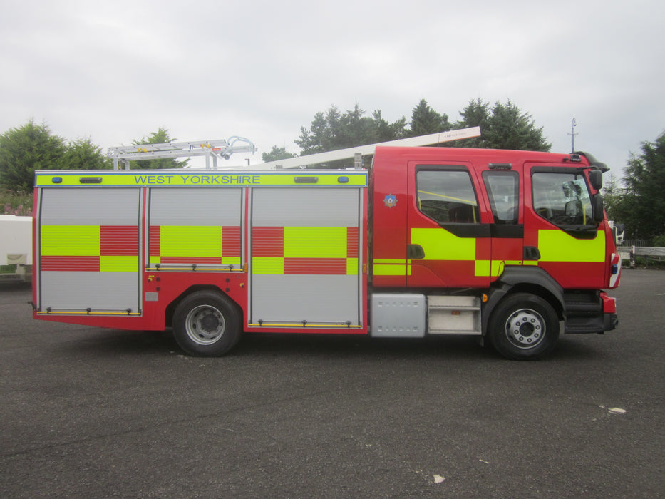 Oxford Diecast Volvo FL Emergency One Pump Ladder West Yorkshire