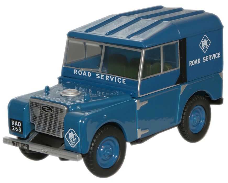 Oxford Diecast RAC Land Rover Series 1 80 inch Hard Top - 1:43 Scale