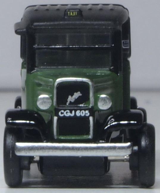 Oxford Diecast Austin Low Loader Taxi Green 1:148