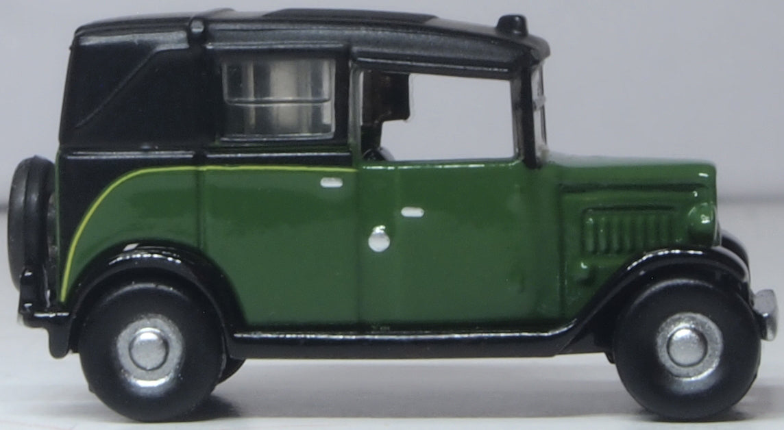 Oxford Diecast Austin Low Loader Taxi Green 1:148