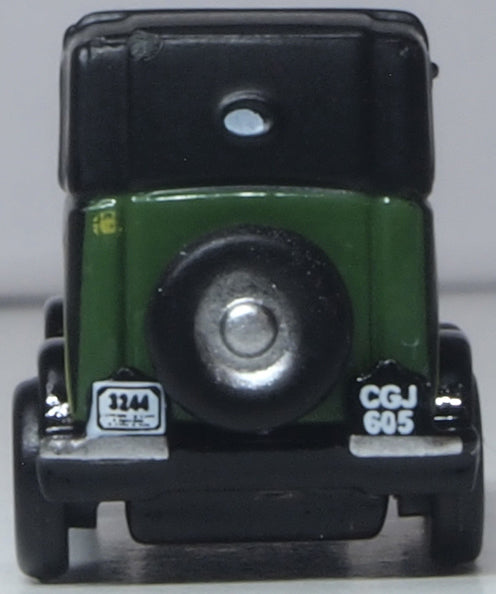 Oxford Diecast Austin Low Loader Taxi Green 1:148