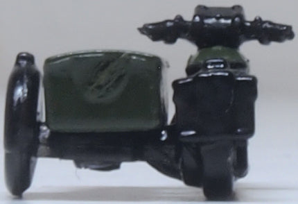 Oxford Diecast Motorcycle and Sidecar Post Office Telephones 1:148