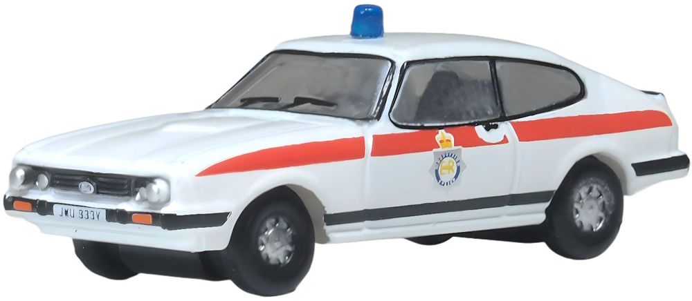 Oxford Diecast Ford Capri MkIII Merseyside Police 1:148 Scale