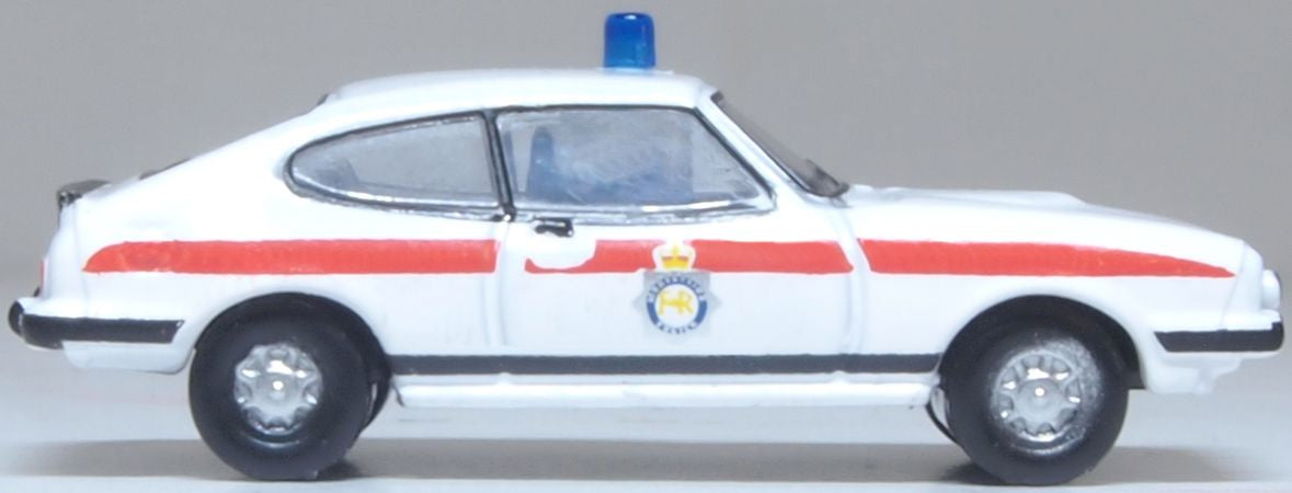 Oxford Diecast Ford Capri MkIII Merseyside Police 1:148 Scale