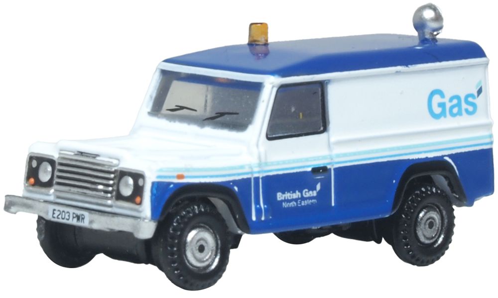 Oxford Diecast Land Rover Defender LWB British Gas 1:148