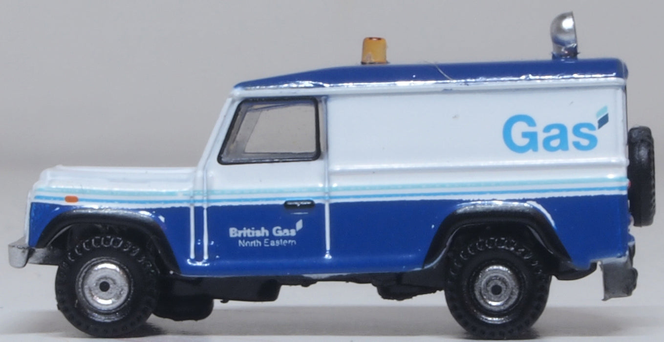 Oxford Diecast Land Rover Defender LWB British Gas 1:148