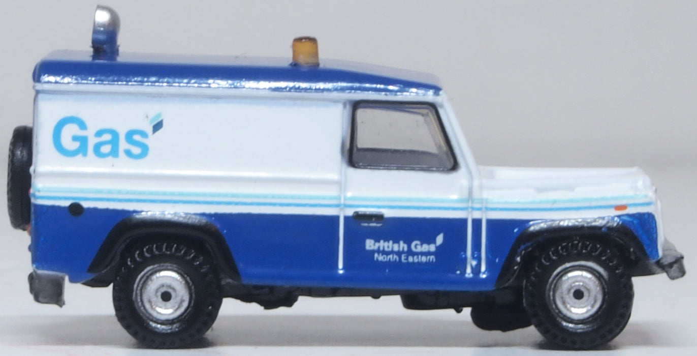 Oxford Diecast Land Rover Defender LWB British Gas 1:148