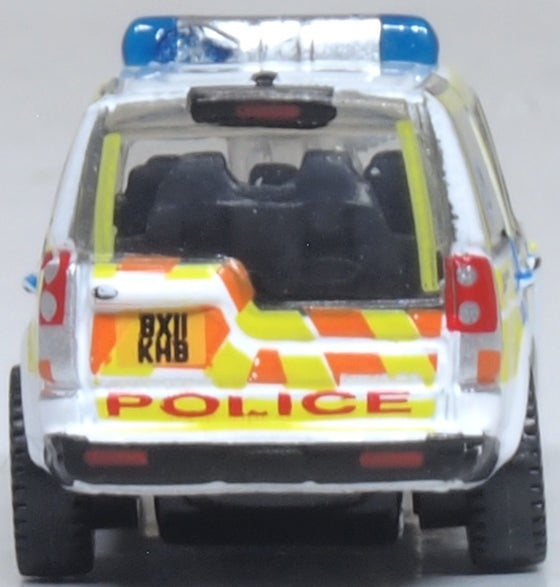 Model of the Land Rover Discovery 4 West Midlands Police by Oxford at 1:148 scale.