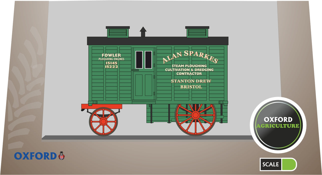 Oxford Diecast Alan Sparkes Living Wagon 1:48 N Scale Pack