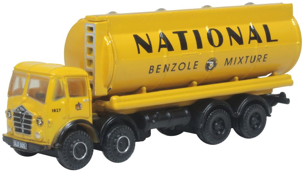 Oxford Diecast Foden FG Cylindrical Tanker National Benzole 1:148