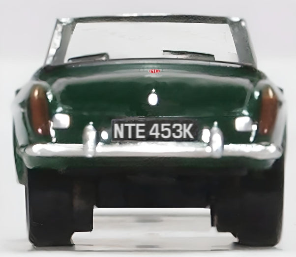 Oxford Diecast 1:148 scale MGB Roadster British Racing Green NMGB003 Rear
