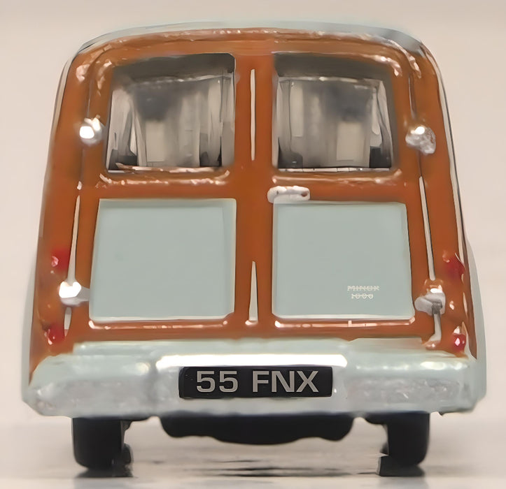 Oxford Diecast N Scale Smoke Grey Morris Traveller NMMT009 Rear