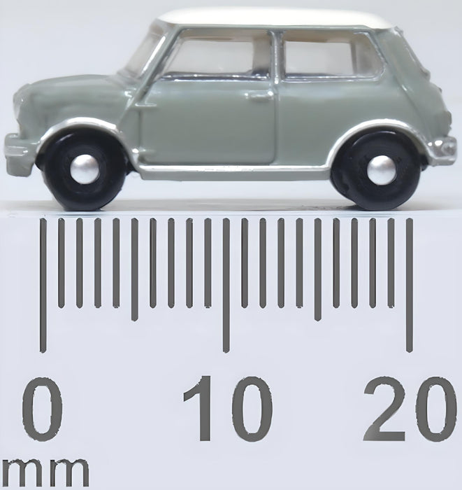 Oxford Diecast Tweed Grey-OEW Classic Mini NMN009 N Scale Measurements