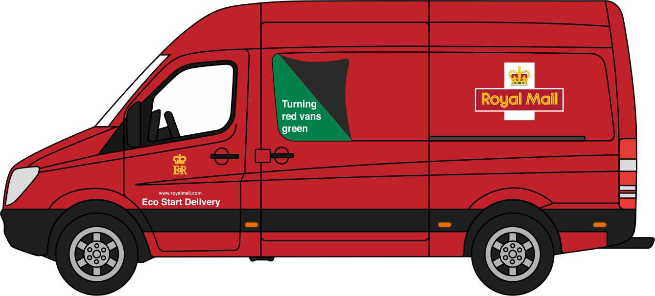Oxford Diecast Mercedes Sprinter Van Royal Mail 1:148 Scale