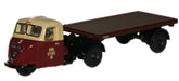 Oxford Diecast Scammell Scarab Flat Trailer British Rail - 1:148 Scale NRAB006