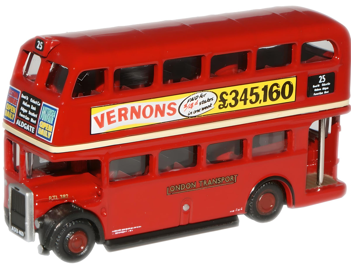 Oxford Diecast London Transport RTL Red Bus - 1:148 Scale