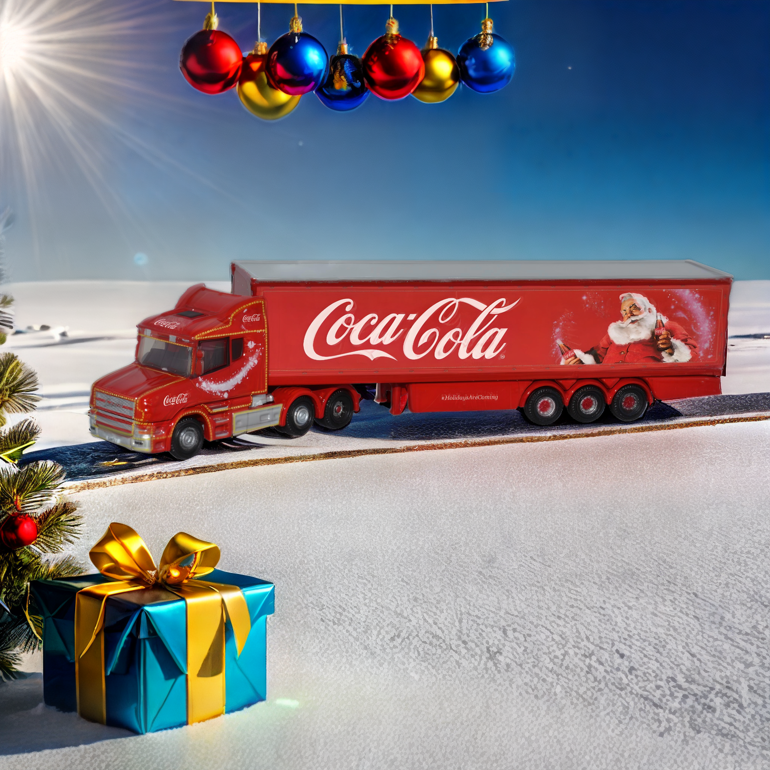 Diecast coca deals cola truck