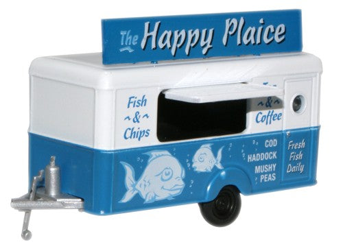 Oxford Diecast Mobile Trailer The Happy Plaice 1:148 Scale