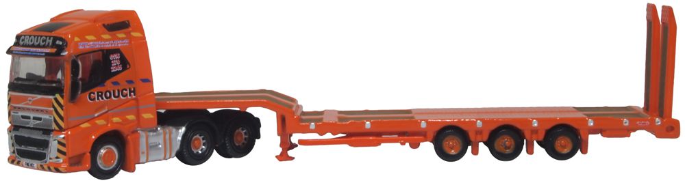 Oxford Diecast Volvo FH4 Semi Low Loader Crouch Recovery 1:148
