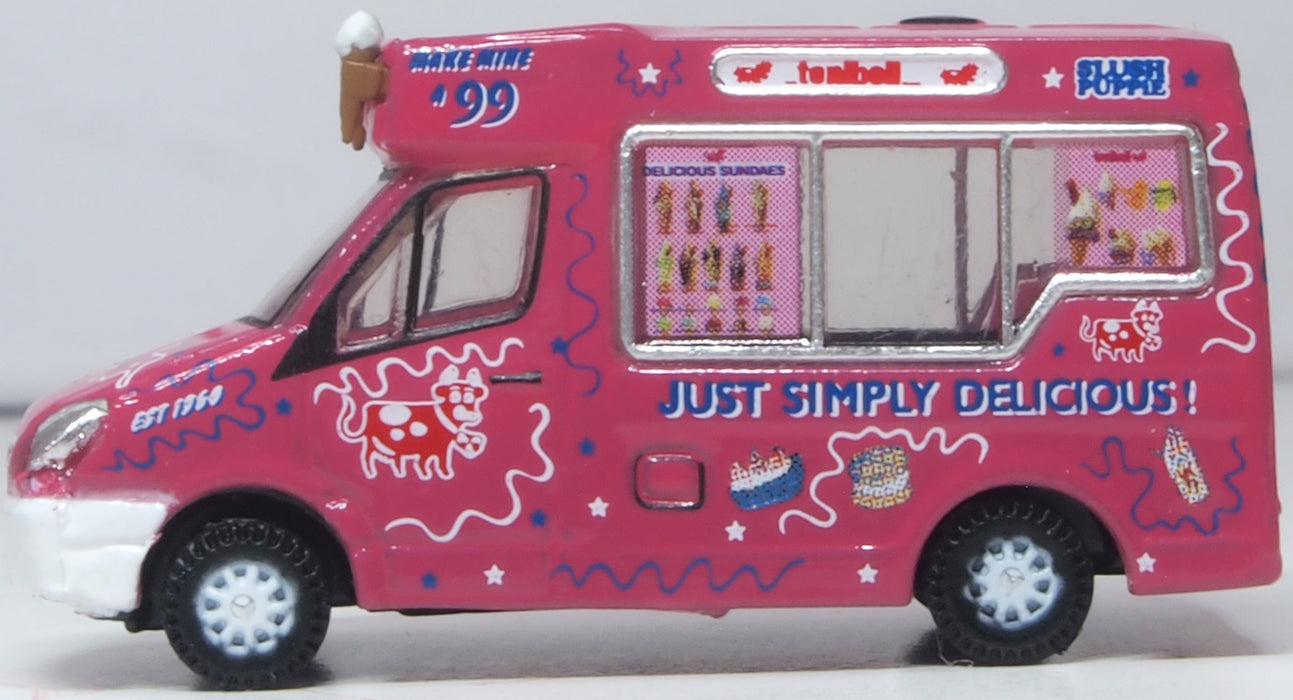 Oxford Diecast Whitby Mondial Ice Cream Van Tonibell 1:148