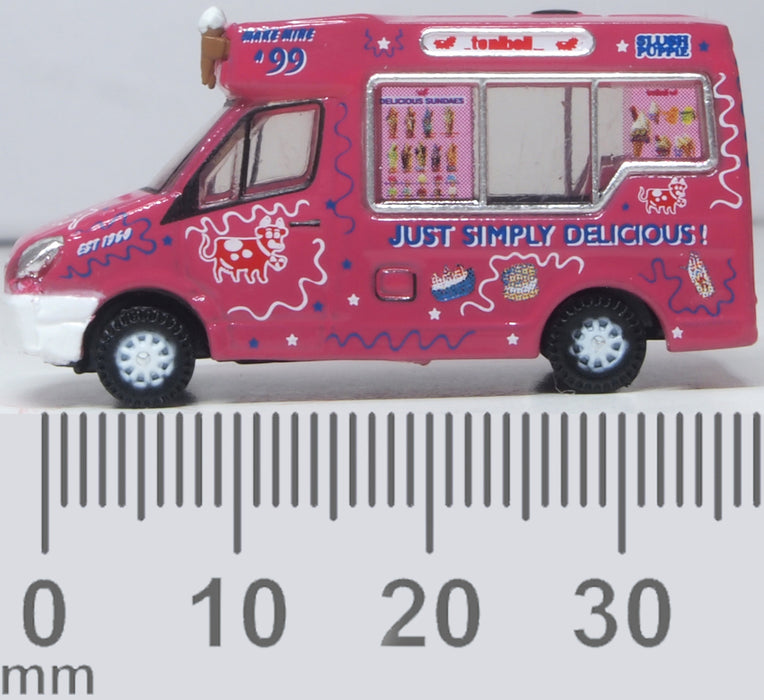 Oxford Diecast Whitby Mondial Ice Cream Van Tonibell 1:148