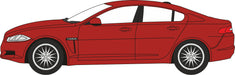 NXF001 Jaguar XF Carnelian Red Oxford Diecast N Scale Left