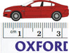 NXF001 Jaguar XF Carnelian Red Oxford Diecast N Scale Dimensions