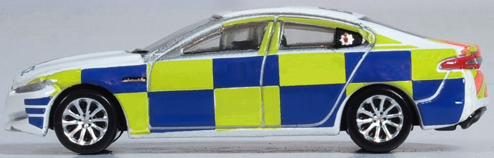 Oxford Diecast Police Jaguar XF NXF008 Left