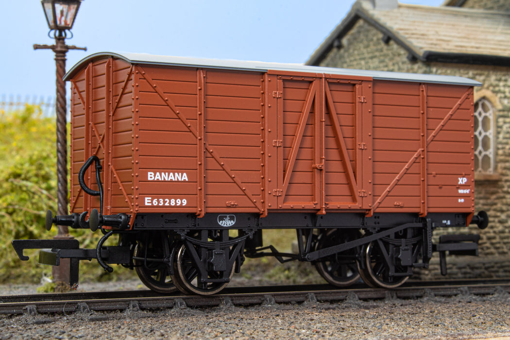 Oxford Rail GE Banana Van - BR E632899 1:76