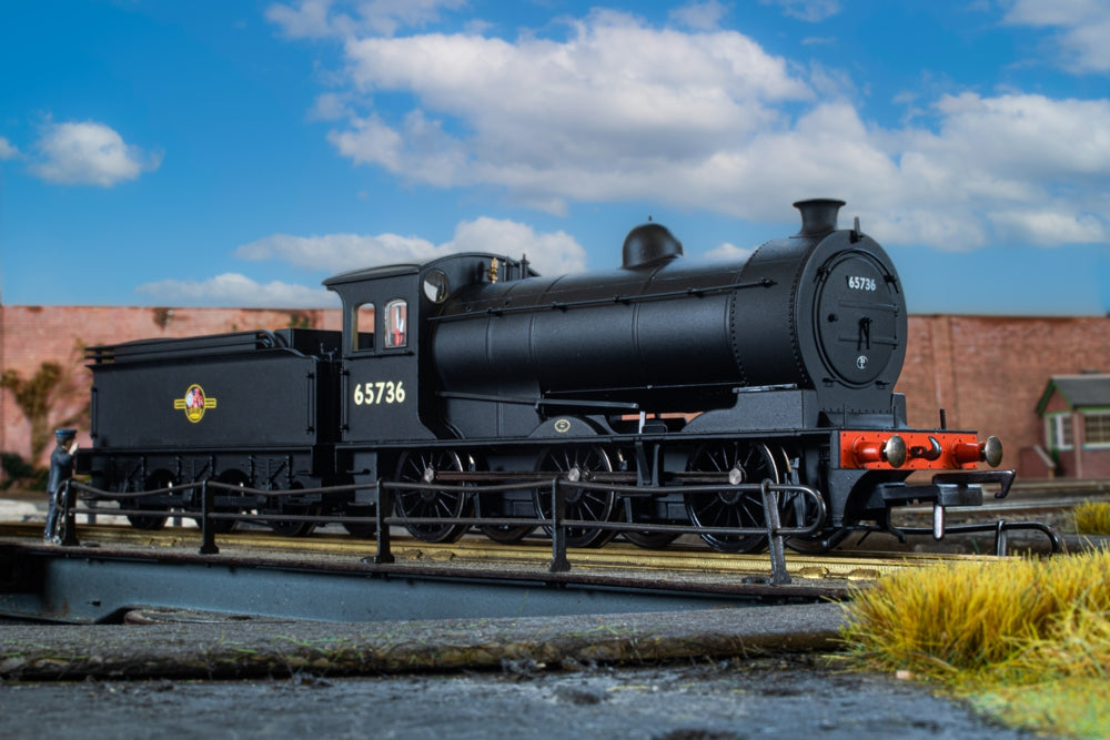 BR Late (plain black) 65736 0-6-0 Class J26  Sound Fitted