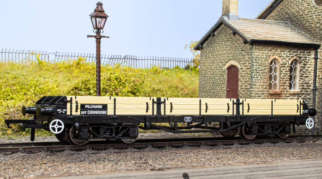 Oxford Rail Pilchard Wagon - BR Unpainted Wood DB990090 1:76