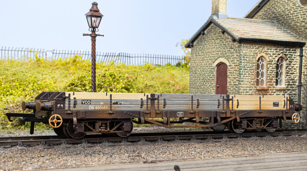 Oxford Rail Pilchard Wagon - BR Tops Weathered DR990083 1:76