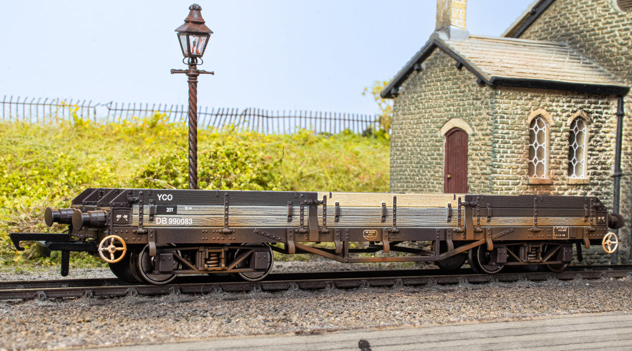 Oxford Rail Pilchard Wagon - BR Tops Weathered DR990083 1:76