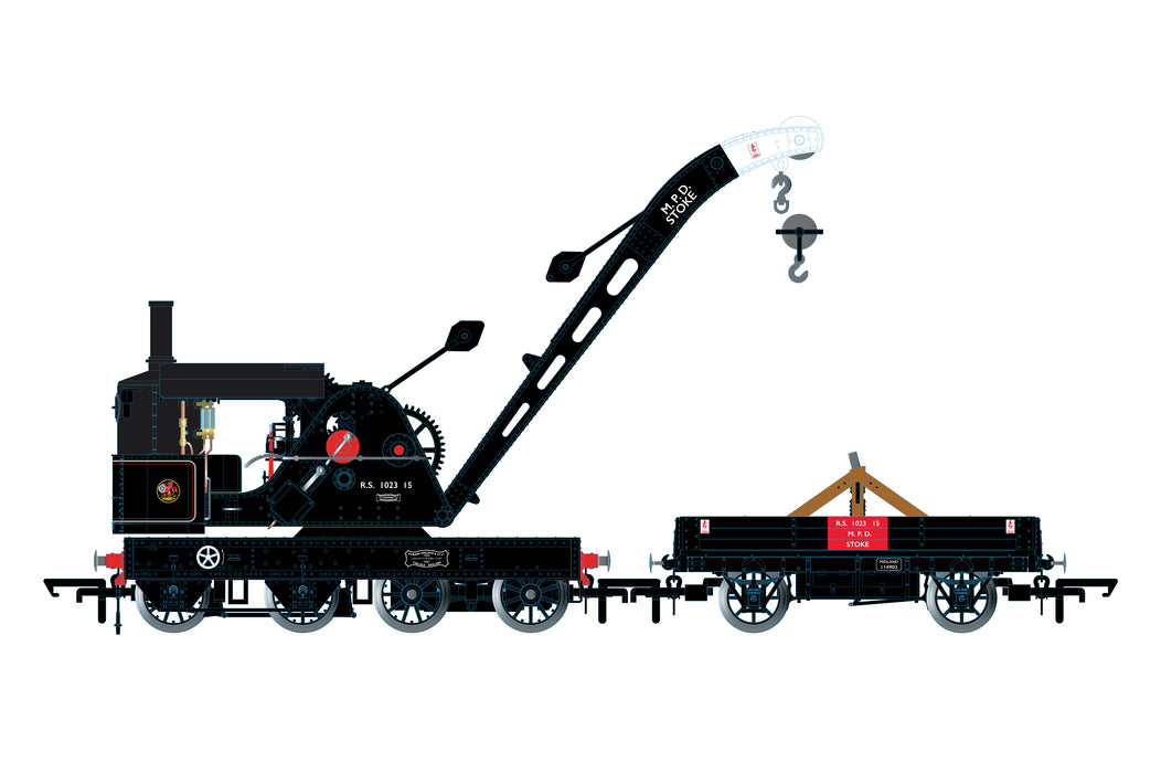 Oxford Rail Cowans Sheldon 15T Crane BR Stoke Mpd Rs1023_15