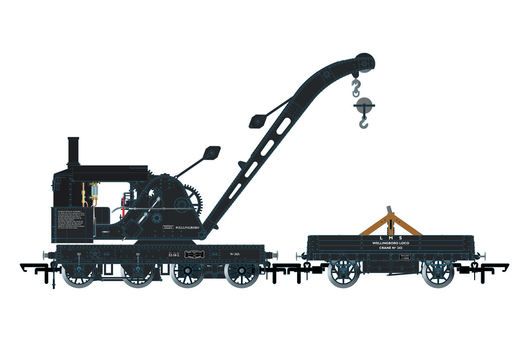 Oxford Rail Cowans Sheldon 15T Crane Lms Wellingborough 243
