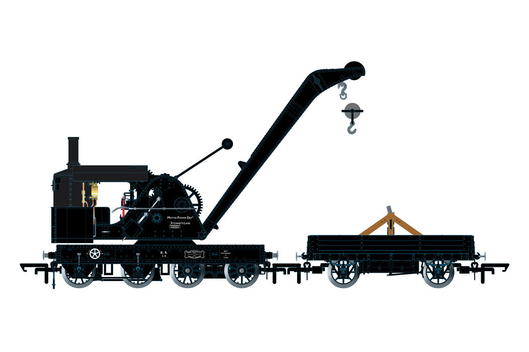 Oxford Rail Cowans Sheldon 15T Crane BR Stewarts Lane Ds316