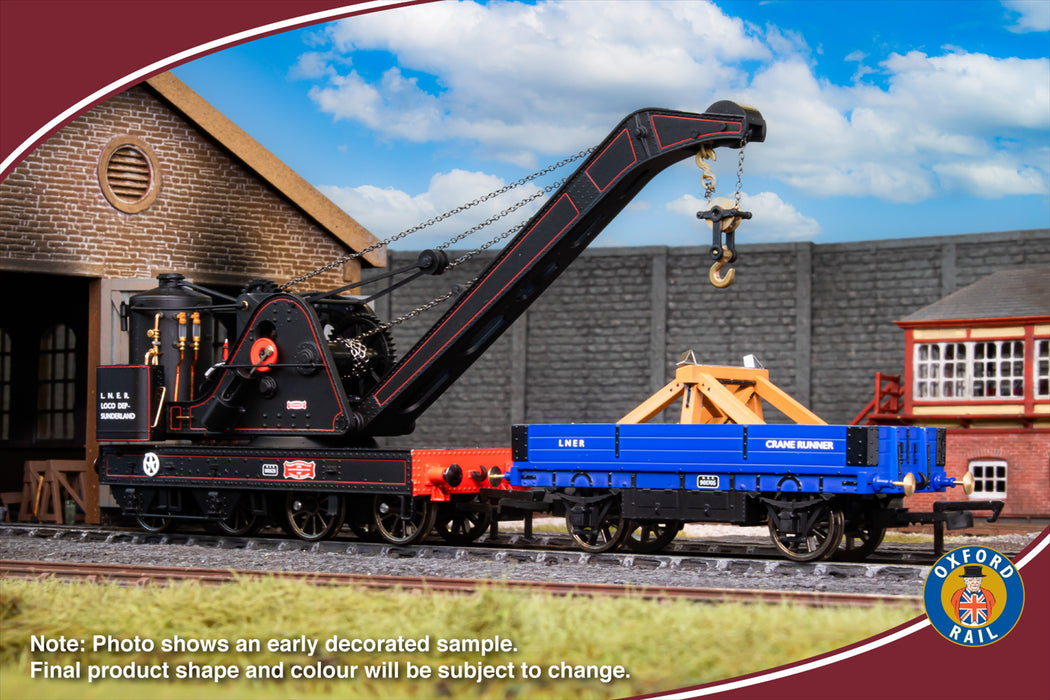 Oxford Rail Cowans Sheldon 15T Crane LNER Sunderland 901628