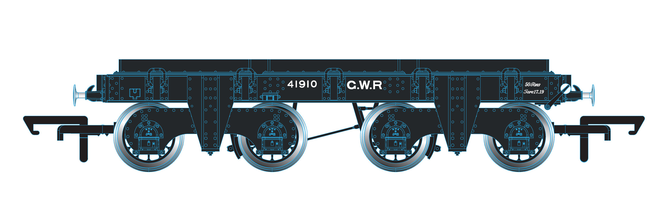 Oxford Rail GWR Totem A GWR (Post 1936) No. 41910 (Rebuilt)