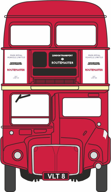 Oxford Diecast London Transport Routemaster Bus - 1:148 Scale NRM001 Front