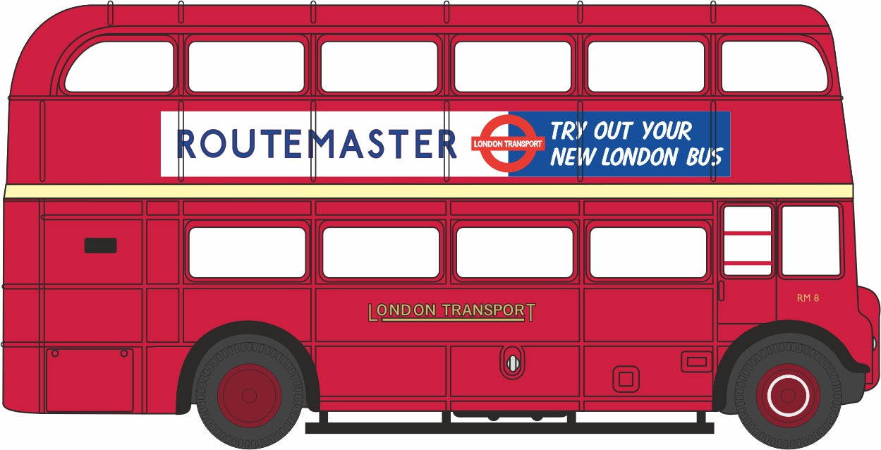 Oxford Diecast London Transport Routemaster Bus - 1:148 Scale NRM001 Right