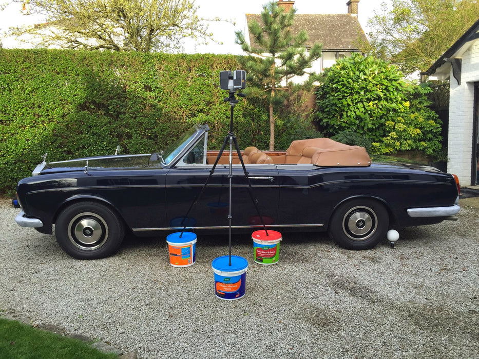 Oxford Diecast Rolls Royce Corniche Convertible Open Indigo Blue 43RRC001 1:43rd scale model scanned vehicle 5